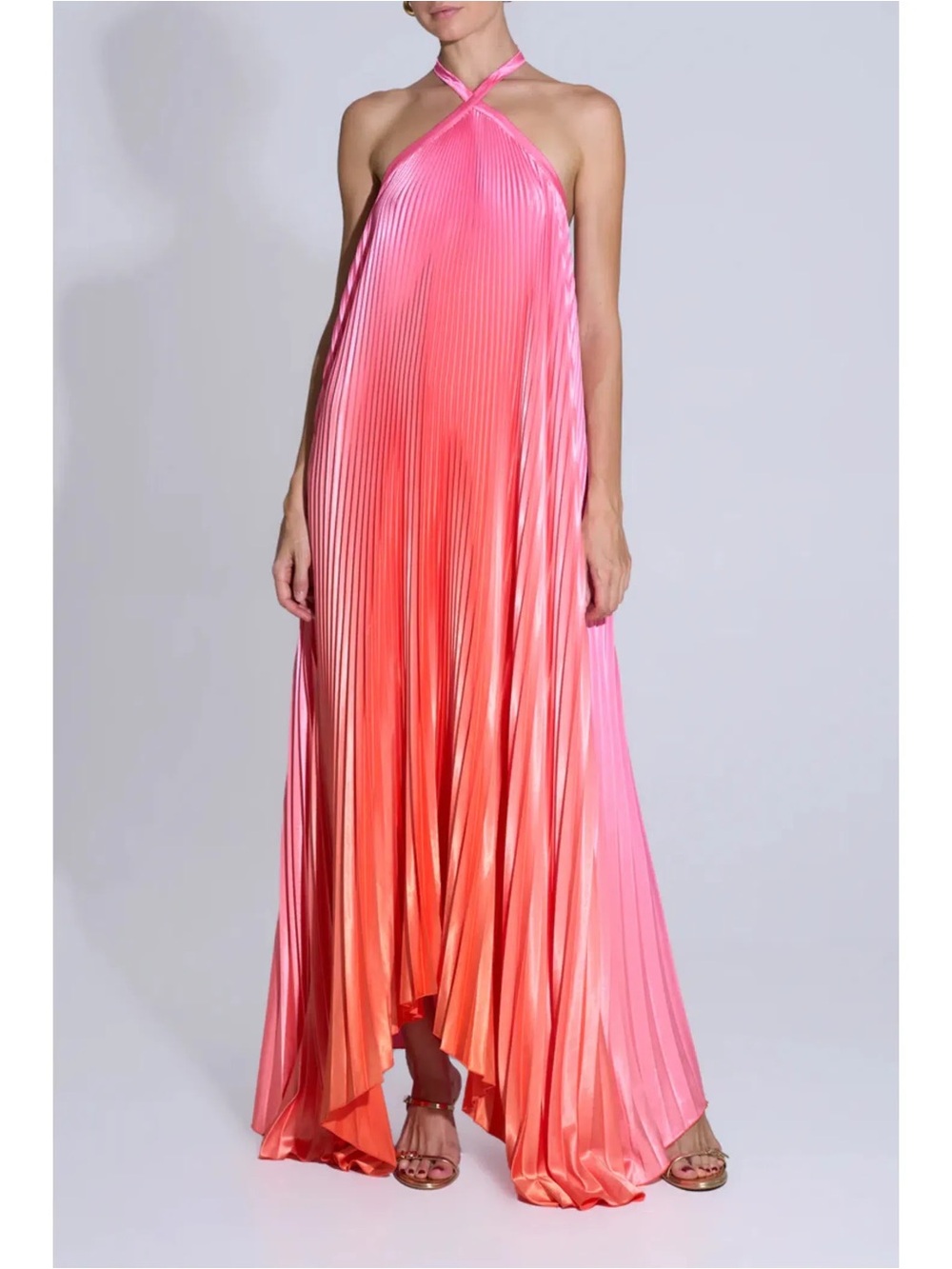 L'IDEE DEESEE GOWN SUNSET OMBRE size 6 (USA) new with tags